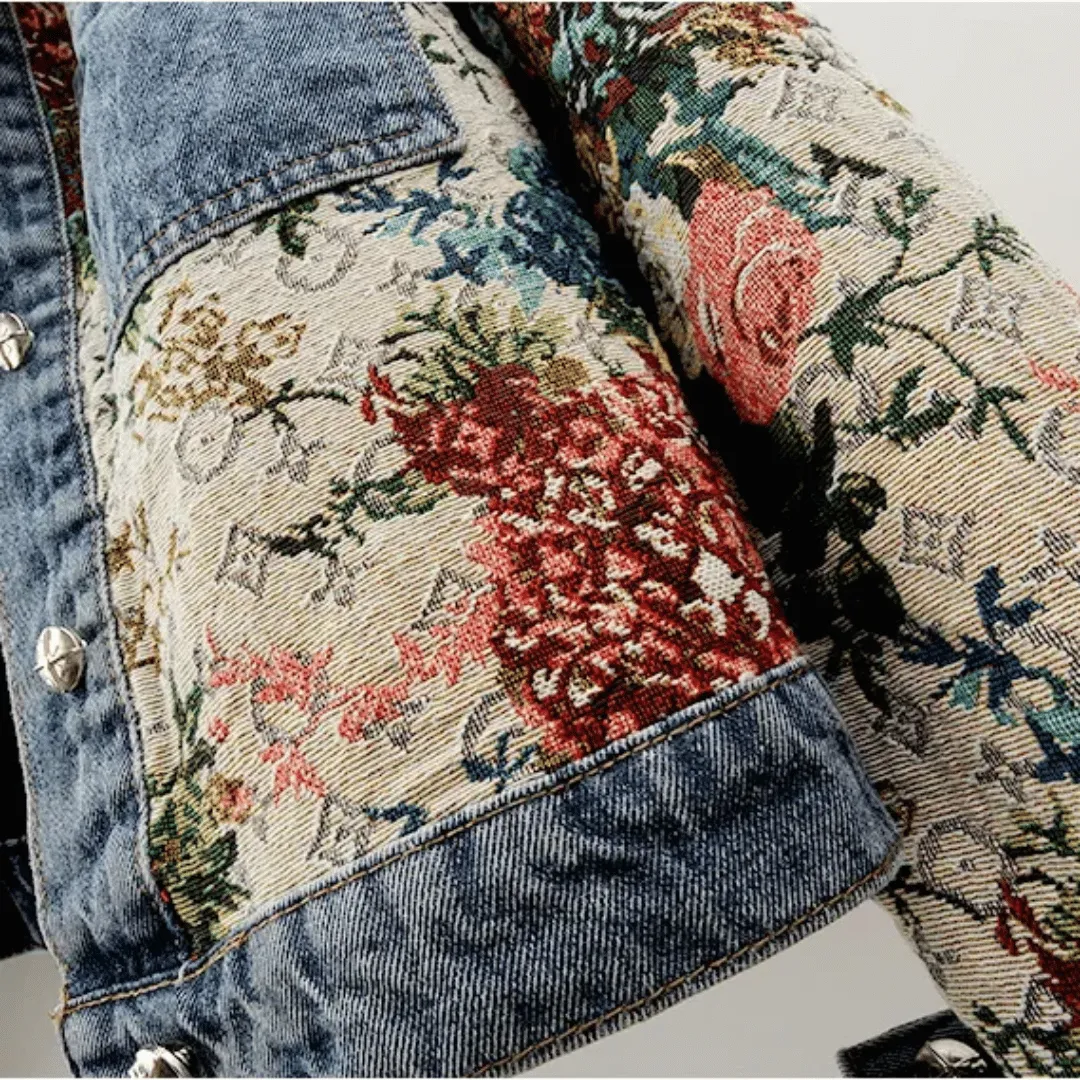 Morisot Floral Denim Jacket