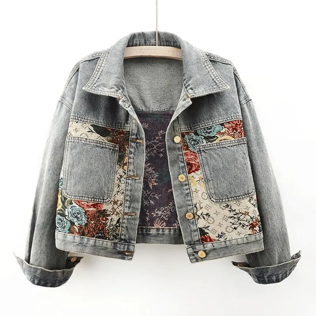 Morisot Floral Denim Jacket