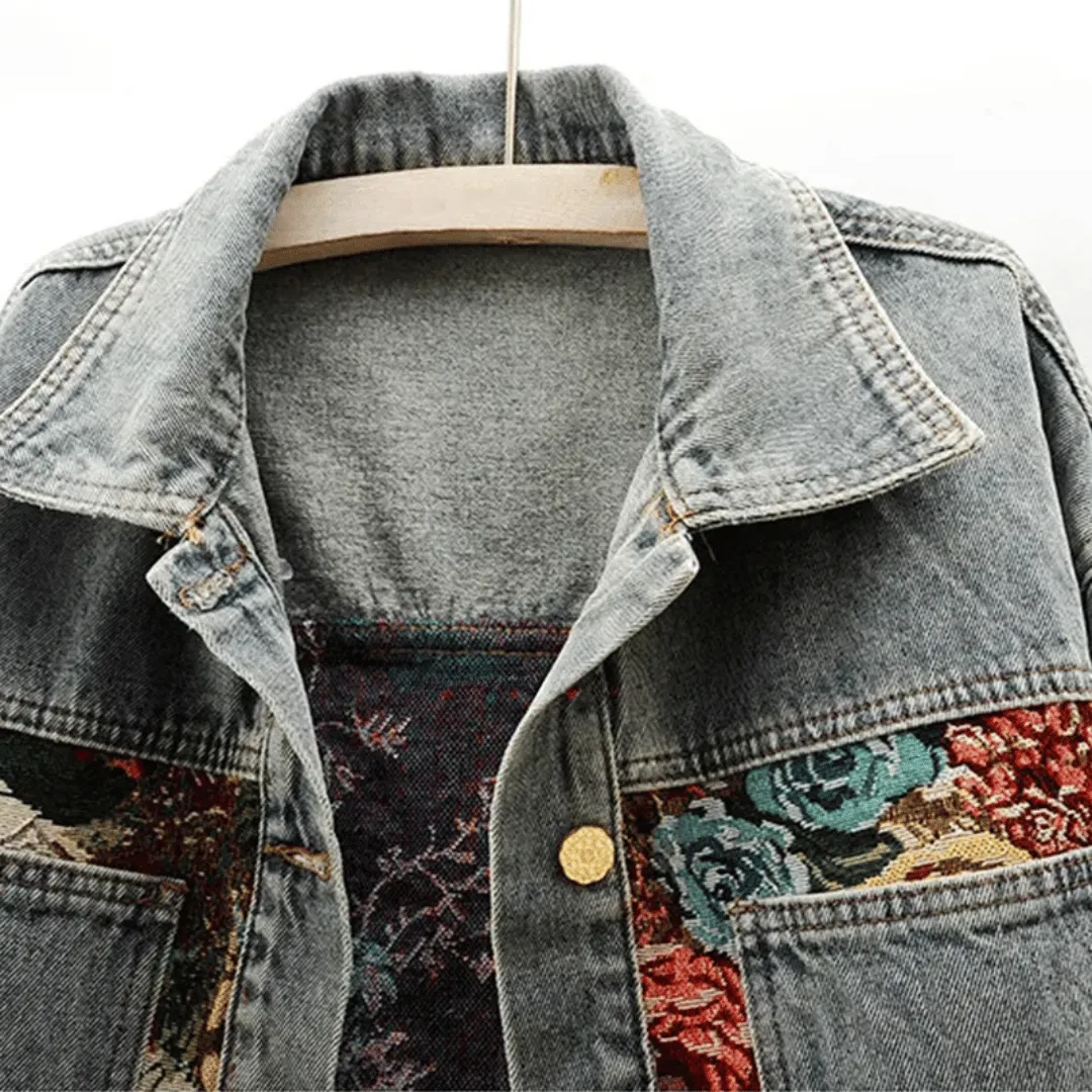 Morisot Floral Denim Jacket