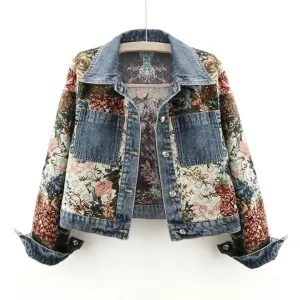 Morisot Floral Denim Jacket