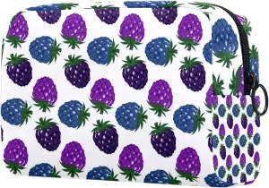 Mulberry Small Makeup Bags for Women Teen Girls, Makeup Storage Bag with Zipper Accessories Organizer Bag for Travelling