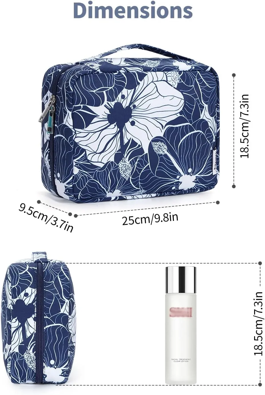 Narwey Hanging Travel Toiletry Bag Cosmetic Make up Organizer for Women and Girls Waterproof