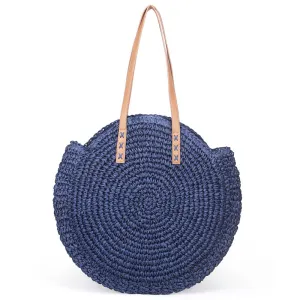 Natural Round Straw Bag