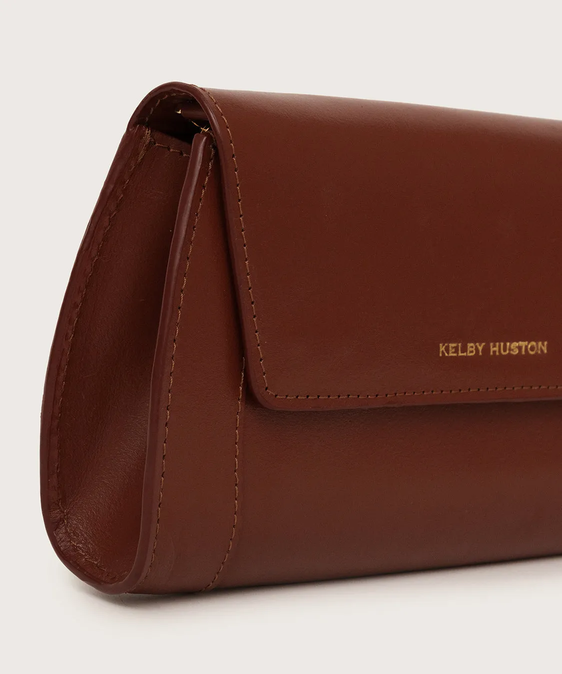 NEMY CLUTCH SLING BAG - BROWN