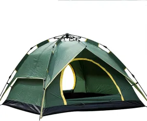 NIEH Tent Rainproof Multifunction Folding Automatic Outdoor Camping Leisure Family Tents 3-4 Person