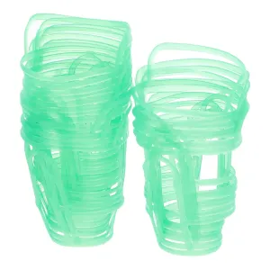 NOLITOY Plastic Mesh Bag for Saline Bottles 20pcs Infusion Grid Net Cover Bottle Covers for Travel Reusable Hospital Clinic Holder