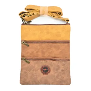 Ombre Three Zip Suede Travel Bag