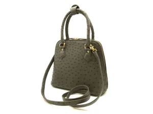 Ostrich Leather Knysna Midi Hepburn Bag