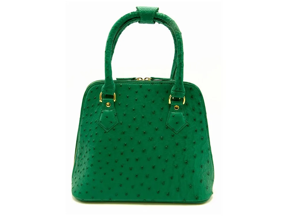 Ostrich Leather Knysna Midi Hepburn Bag