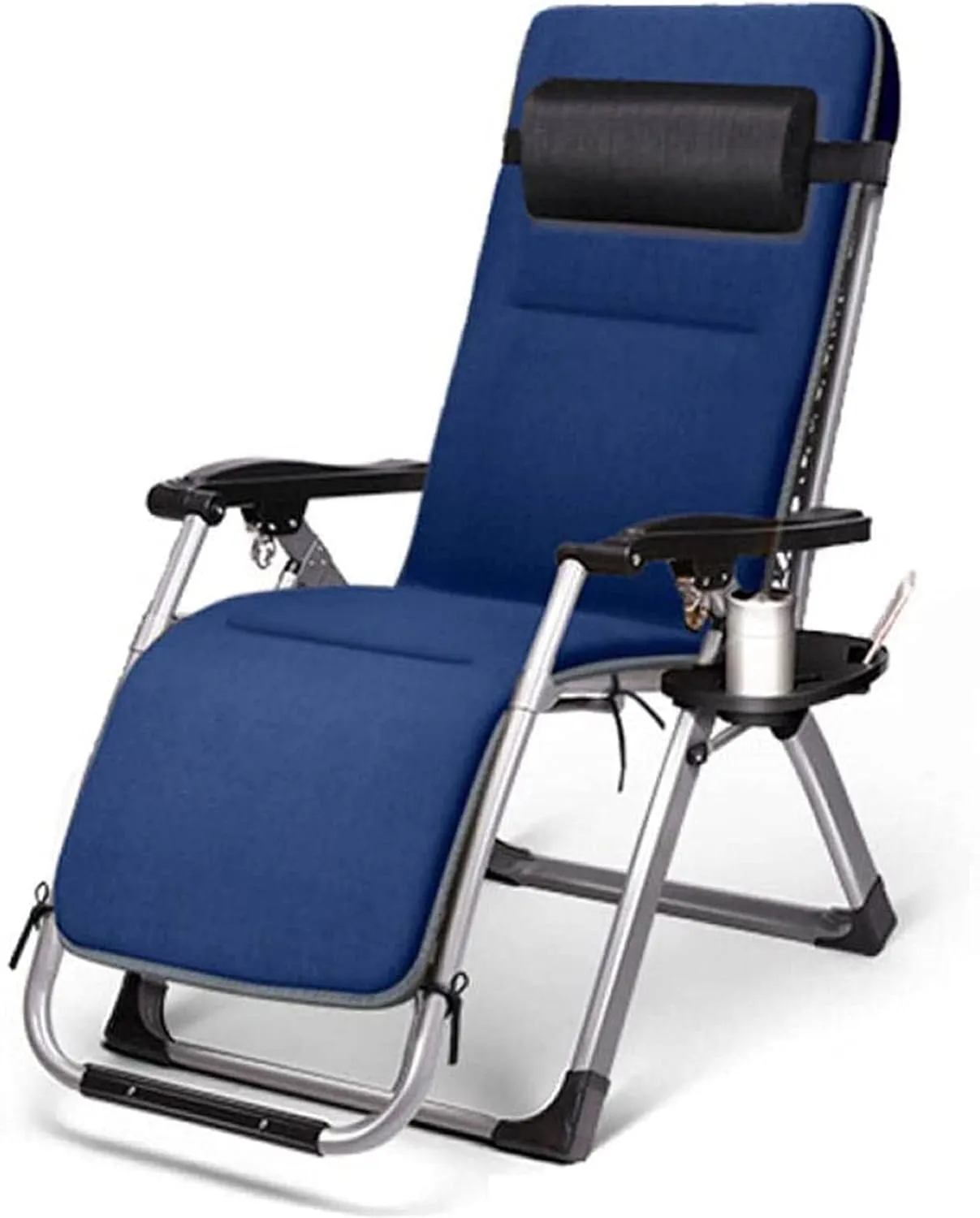 Outdoor Leisure Recliner Chair, Outdoor Folding Chair, Zero Gravity Reclining Camping Chair, Foldable Sun Beach Leisure Garden Beach Chair