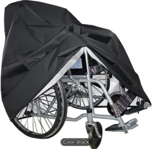 Oxford Heavy Duty Waterproof Wheelchair Cover - Black