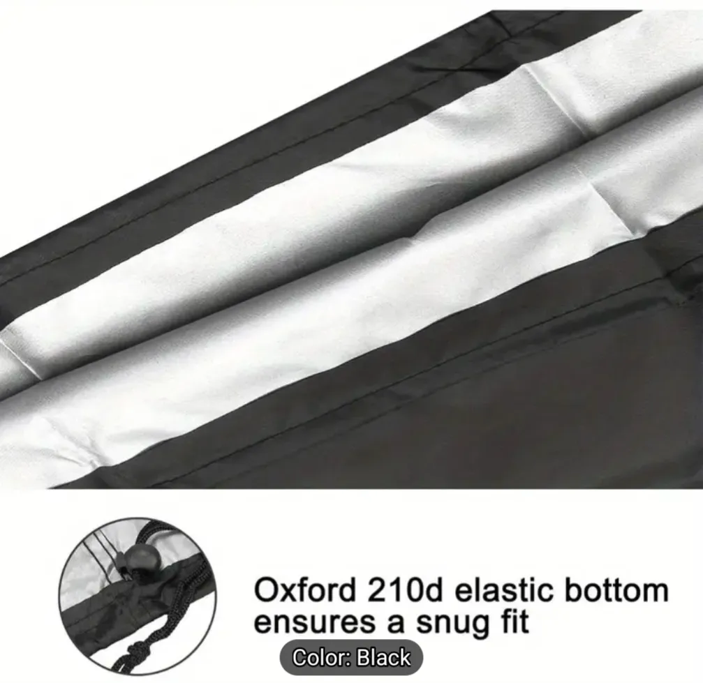 Oxford Heavy Duty Waterproof Wheelchair Cover - Black
