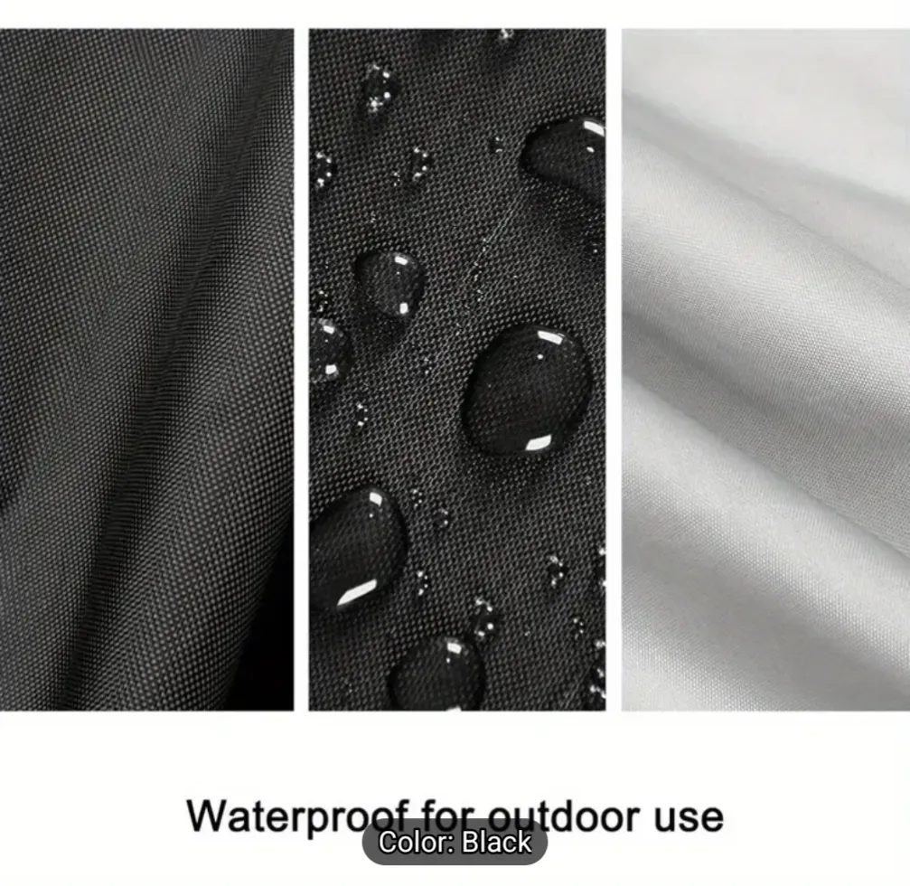Oxford Heavy Duty Waterproof Wheelchair Cover - Black