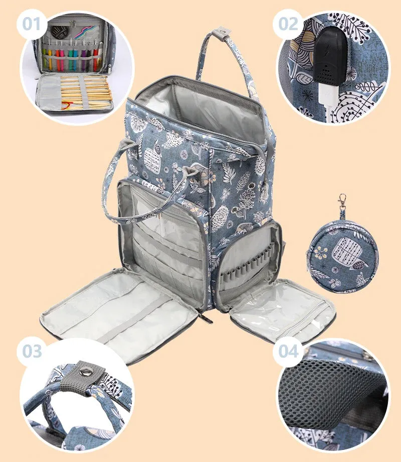 Oxford Serenity Luxe Bag - Yarn Organizer