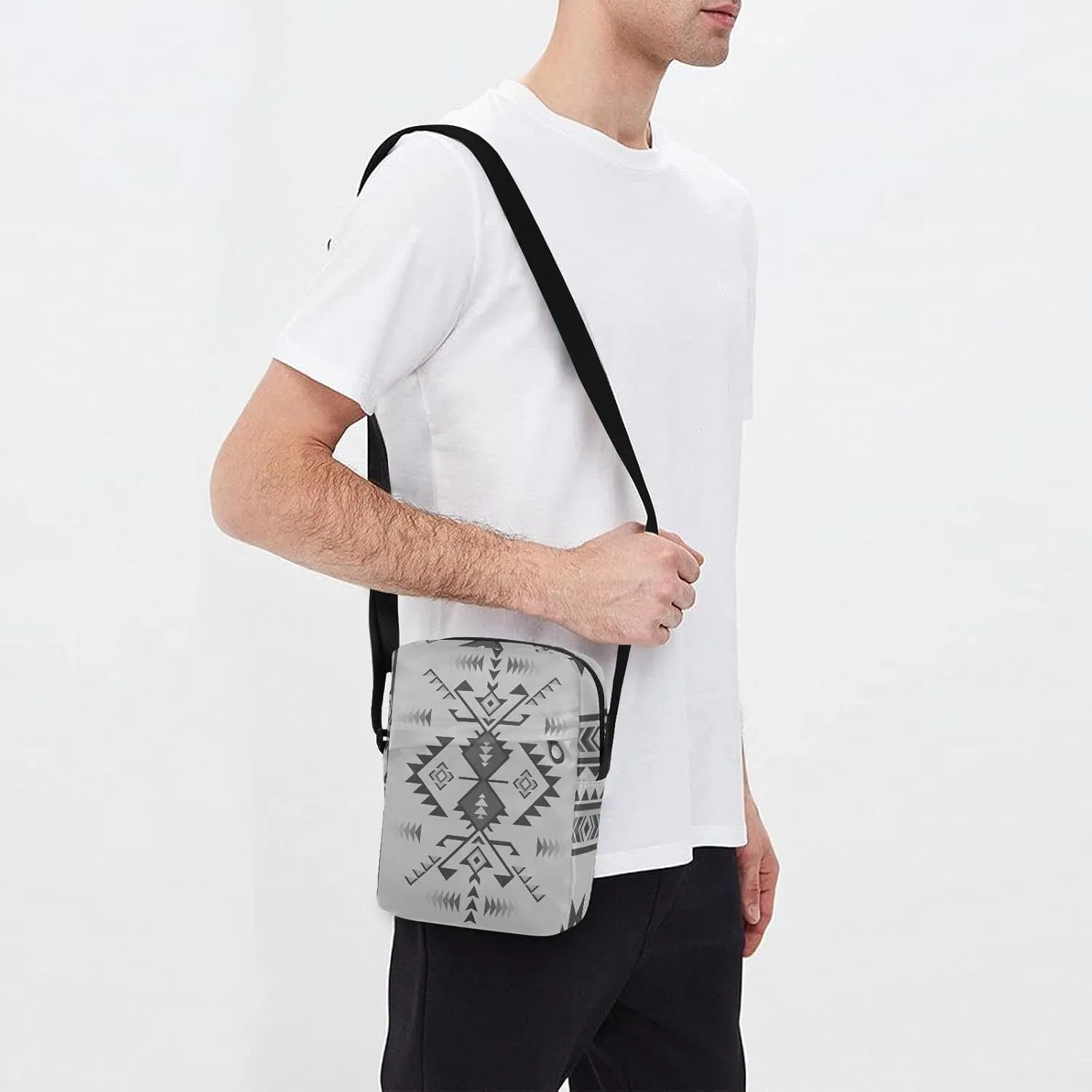 Oyihfvs Messenger Bag, Men's Crossbody Bag, Women's Crossbody Bag with Adjustable Strap
