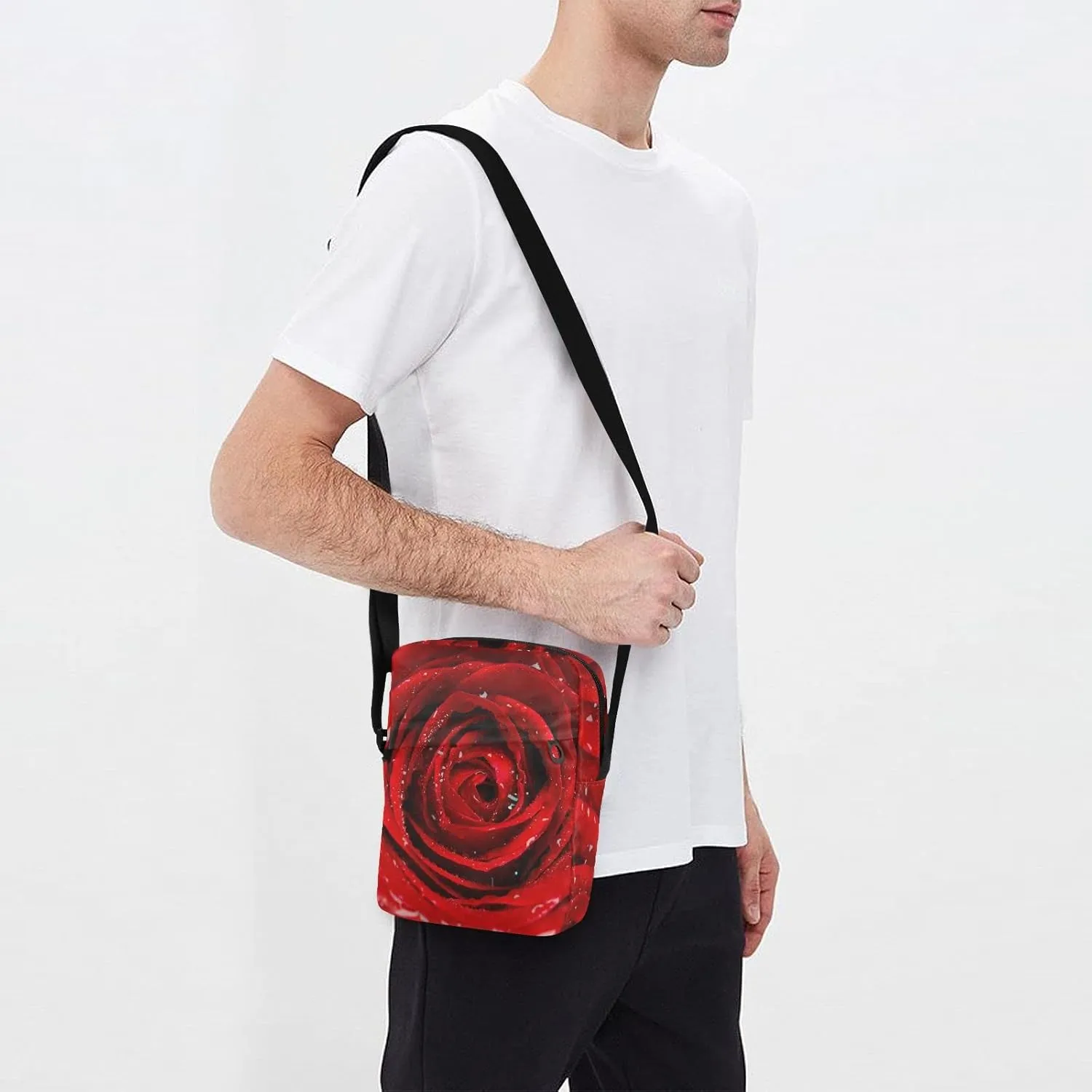 Oyihfvs Messenger Bag, Men's Crossbody Bag, Women's Crossbody Bag with Adjustable Strap