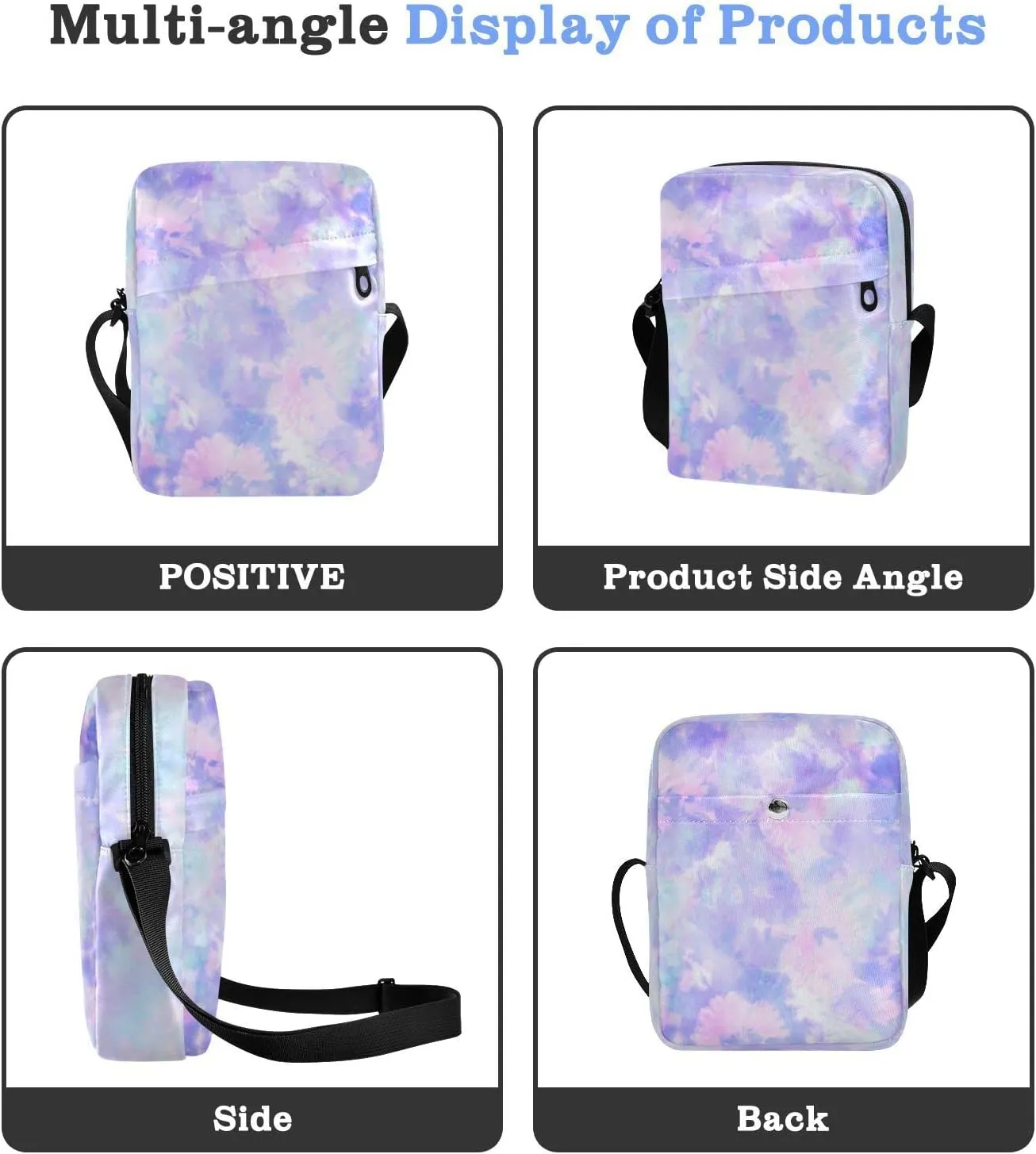 Oyihfvs Messenger Bag, Men's Crossbody Bag, Women's Crossbody Bag with Adjustable Strap
