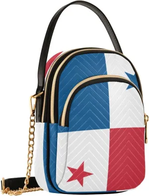Patriot Flag Cell Phone Purse Crossbody Handbag Durable Shoulder Bag Sturdy Travel Pouch