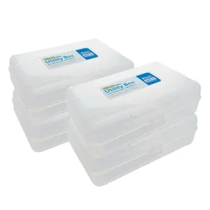 Pencil Case Multipurpose Utility Box - Clear