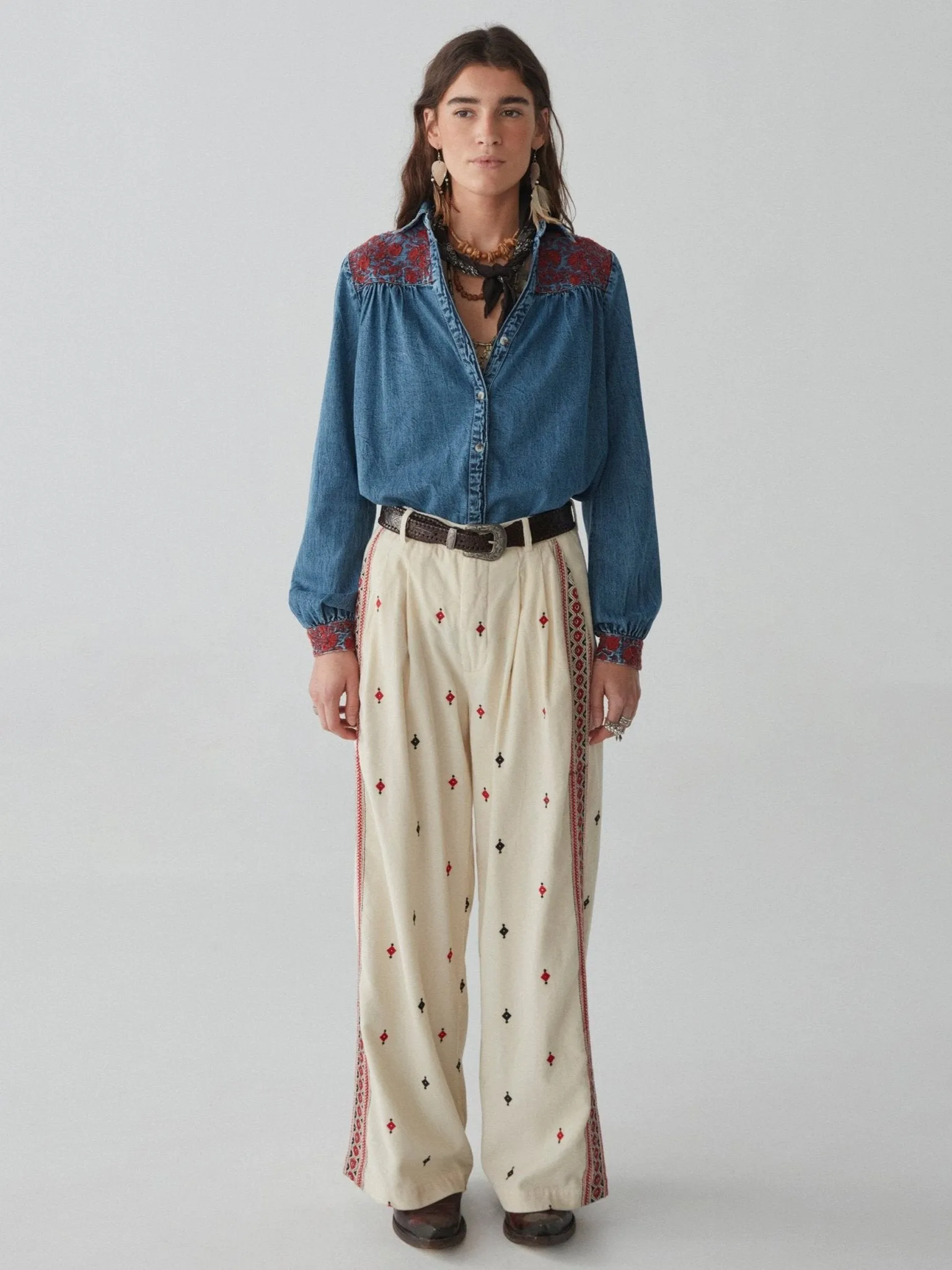 Phoebe Blouse - Blue Moon