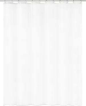 Phoenix White Shower Curtain (94.5x70.9in)