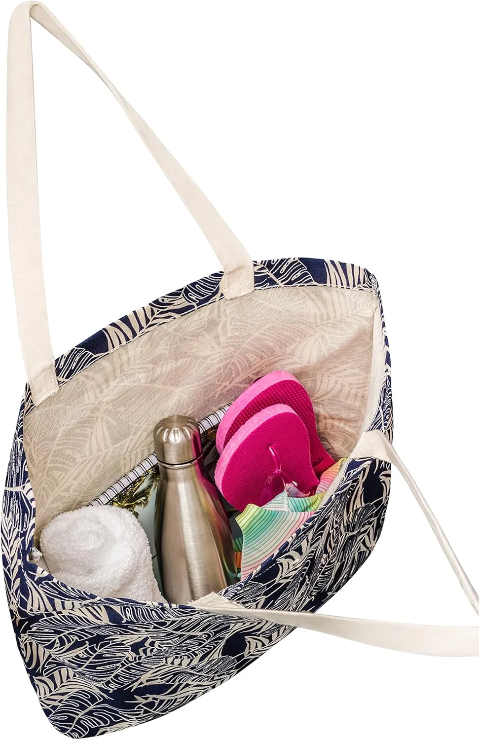 PLANET E Made in USA Reusable Cotton Canvas Shoulder Tote Grocery Shopping Bags
