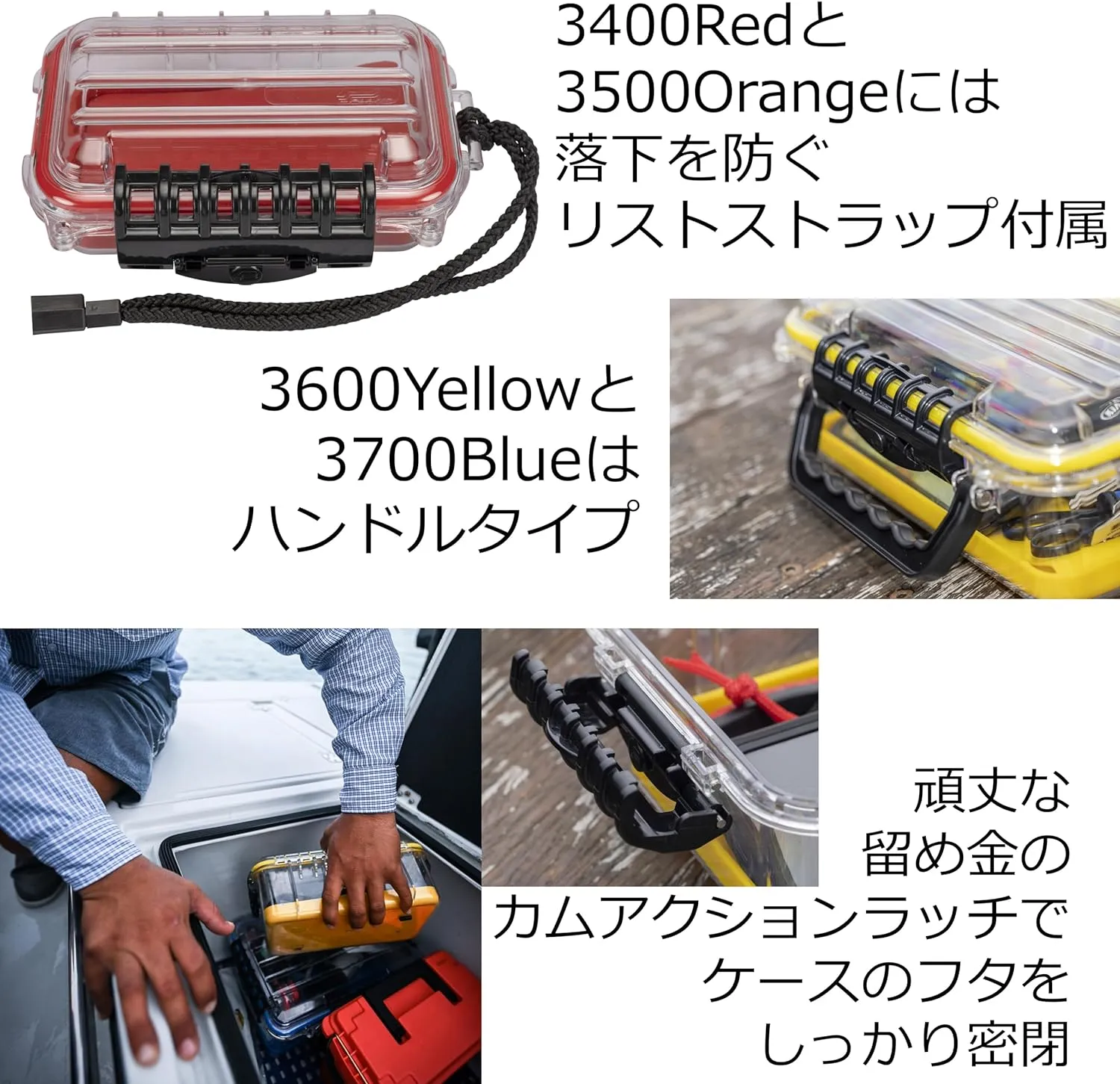 Plano Guide Series Waterproof Case, Waterproof, Outdoor, Storage, Tool Box, Gear Organizer Dry Box IP66, Camping, Photography, Fishing, Tackle Box, Dust Proof Utility Container