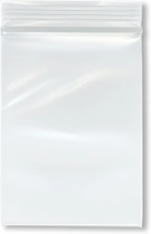 Plymor 3" x 4" (Pack of 500), 6 Mil Industrial Duty Zipper Reclosable Plastic Bags