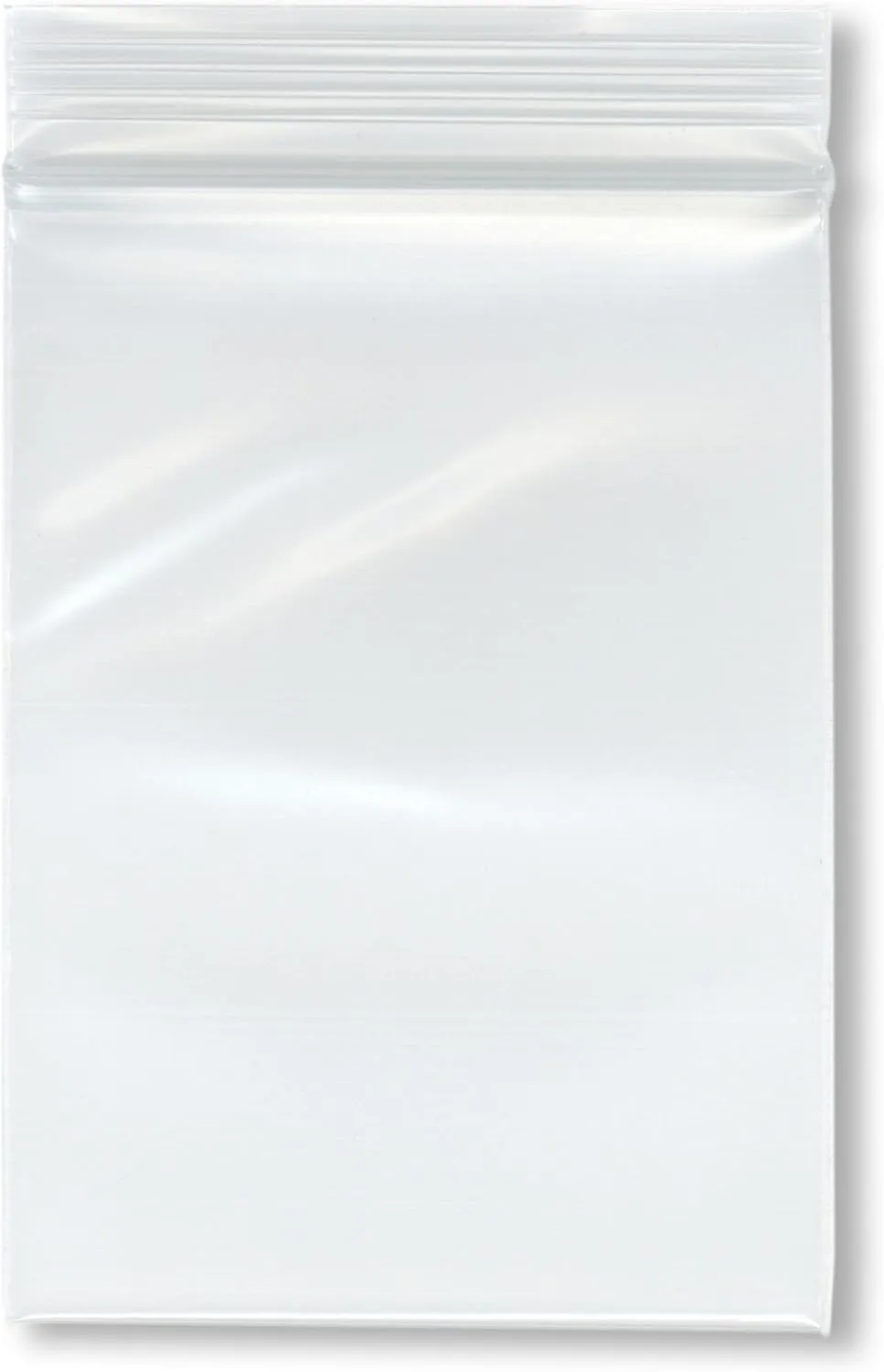 Plymor 3" x 4" (Pack of 500), 6 Mil Industrial Duty Zipper Reclosable Plastic Bags