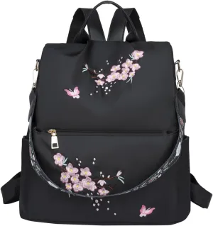 Popular Nylon Beige Pen Bag In Backpack Women School Bags Messenger Computer Bag for Men Briefcase (Black, One Size)