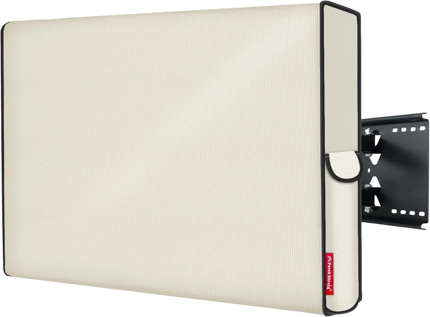 Porch Shield 56-60 inches Outdoor TV Cover Universal Weatherproof Protector for LCD LED Plasma Flat TV Screen Compatible with Wall Mounts and Stands Beige