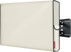 Porch Shield 56-60 inches Outdoor TV Cover Universal Weatherproof Protector for LCD LED Plasma Flat TV Screen Compatible with Wall Mounts and Stands Beige