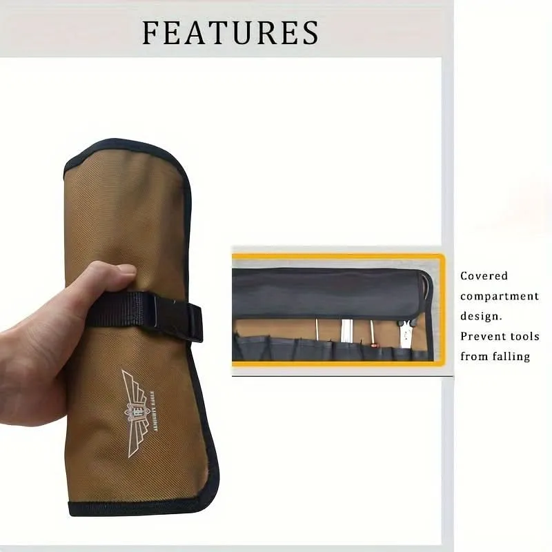 Portable Roll-Up Oxford Tool Storage Bag