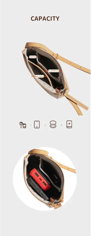 Premium Fashionable & Versatile Leather Advanced Style Handcrafted Leather Crossbody&Shoulder Bag