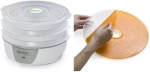 Presto 06300 Dehydro Electric Food Dehydrator and National Presto Dehydro Electric Food Dehydrator Fruit Roll Sheets Bundle