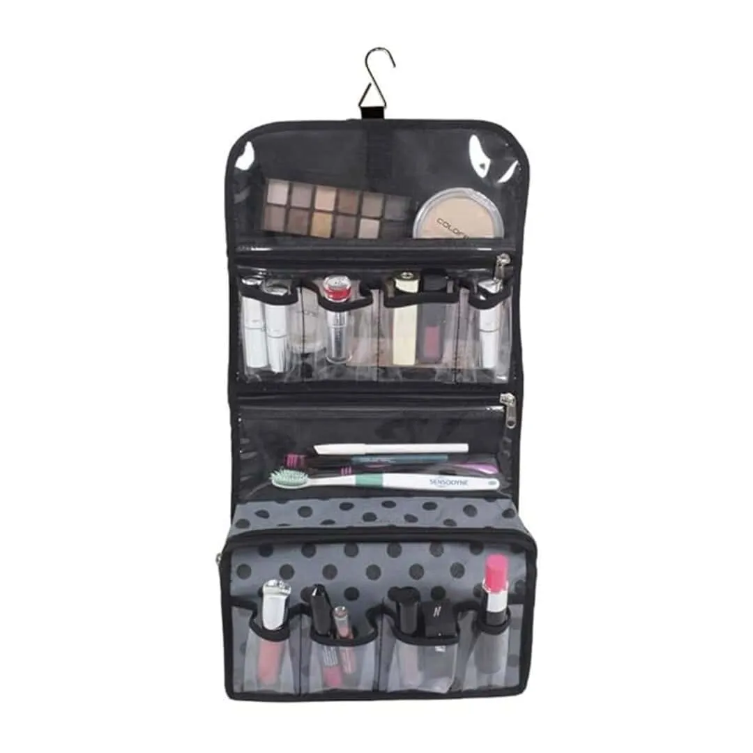 PrettyKrafts Non Woven Vanity Toiletry Bag with Hanging Hook