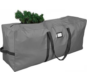 Primode Christmas Tree Storage Bag, Fits Up to 9 Ft. Tall Disassembled Tree, 25" Height X 20" Wide X 65" Long, Heavy Duty Storage Container, Constructed Of Durable 600D Oxford Material (Gray)