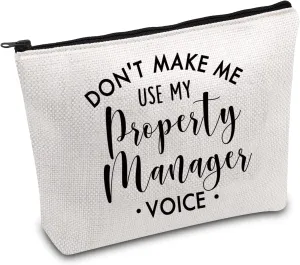 Property Manager Appreciation Gift Realtor Cosmetic Bag Landlord Makeup Bag Future Property Manager Gift House Salesman Gift (Property Manager)