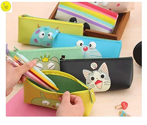 PVC Silicon Pouches Cases Travel/ Office Stationary/ Pencil Pen/ Cosmetic/ Multipurpose