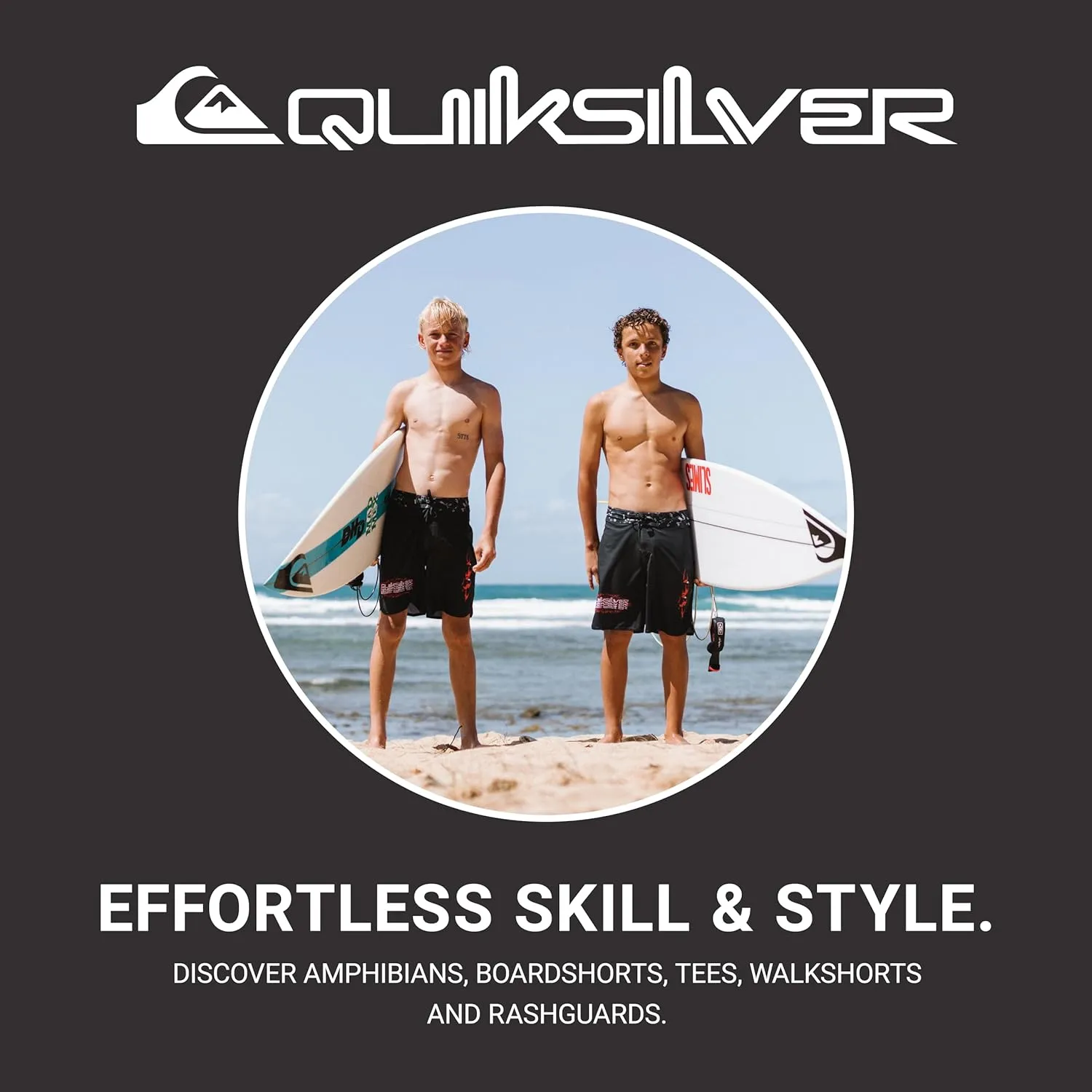 Quiksilver Boys' Heavyweight Ski Snow Hooded Jacket, Insulated & Waterproof