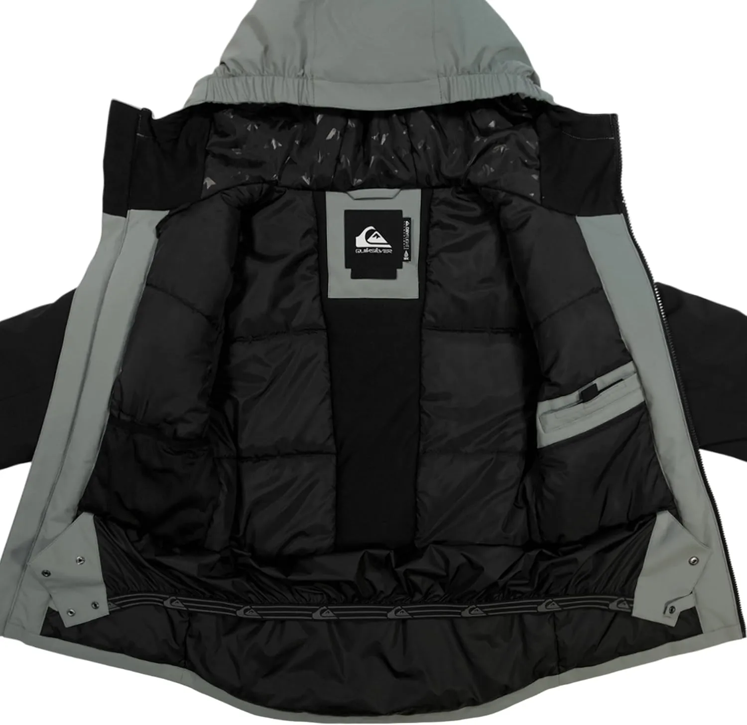 Quiksilver Boys' Heavyweight Ski Snow Hooded Jacket, Insulated & Waterproof