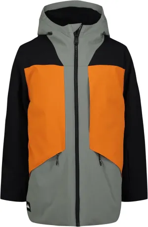 Quiksilver Boys' Heavyweight Ski Snow Hooded Jacket, Insulated & Waterproof