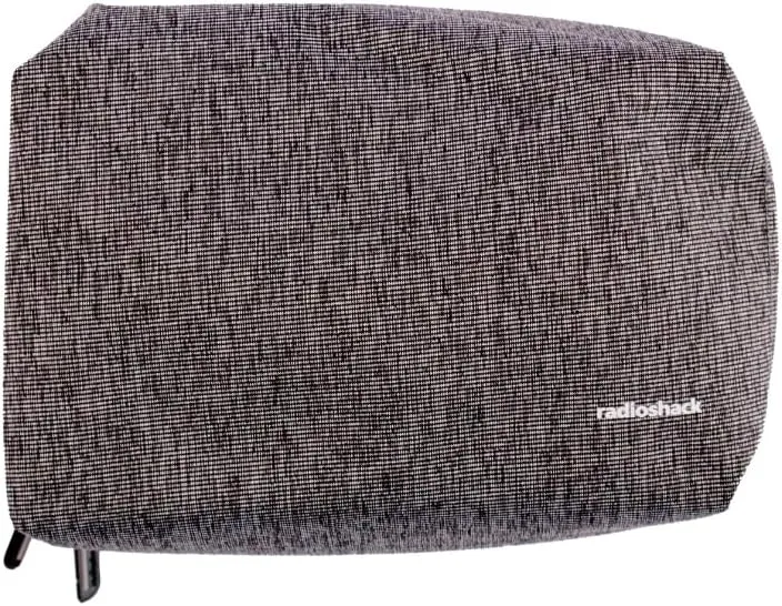 RadioShack Small Electronic Organizer Travel Case, Tablet Carrying Case and Storage Organizer for Smartphones, Chargers, Earphones, Cables, and More, Black