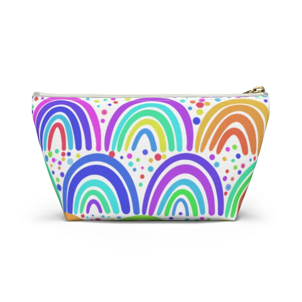 Rainbow Accessory Pouch w T-bottom