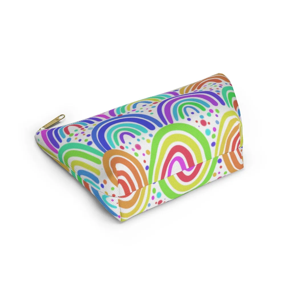 Rainbow Accessory Pouch w T-bottom
