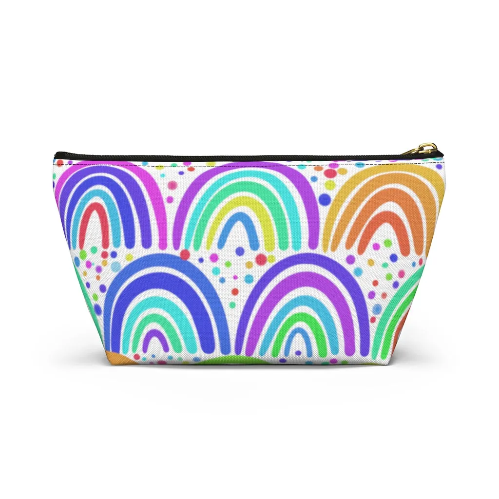 Rainbow Accessory Pouch w T-bottom