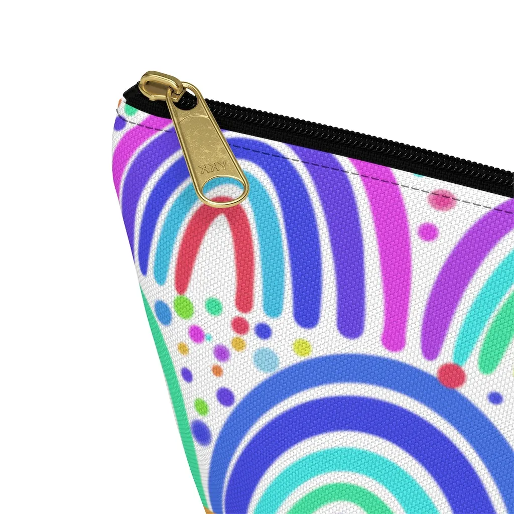 Rainbow Accessory Pouch w T-bottom