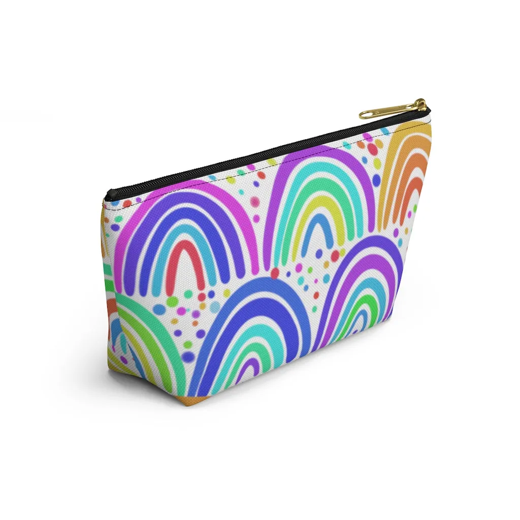 Rainbow Accessory Pouch w T-bottom