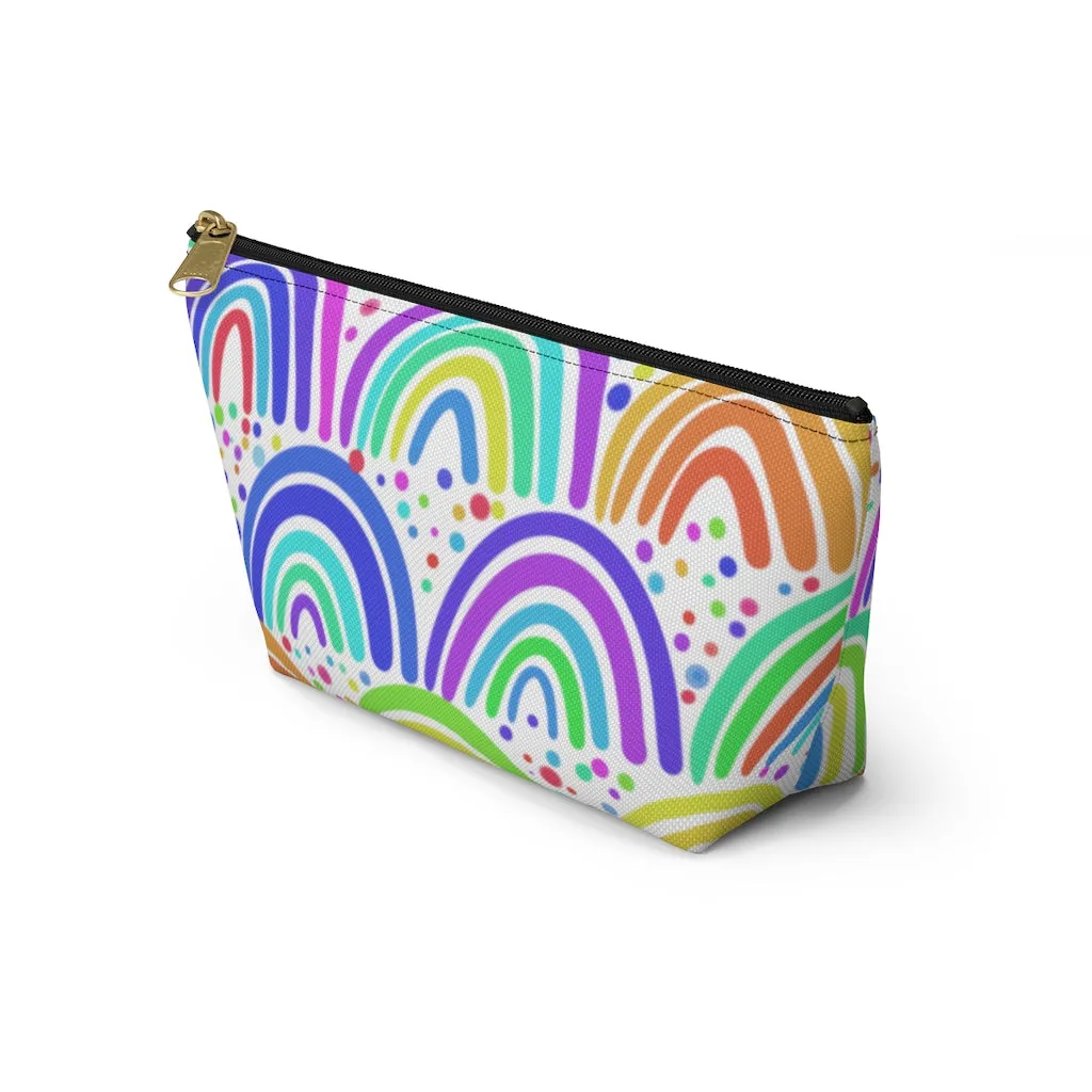 Rainbow Accessory Pouch w T-bottom