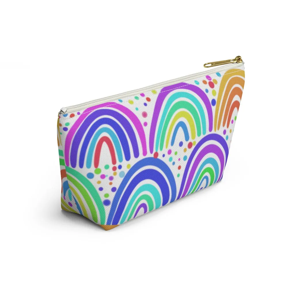 Rainbow Accessory Pouch w T-bottom